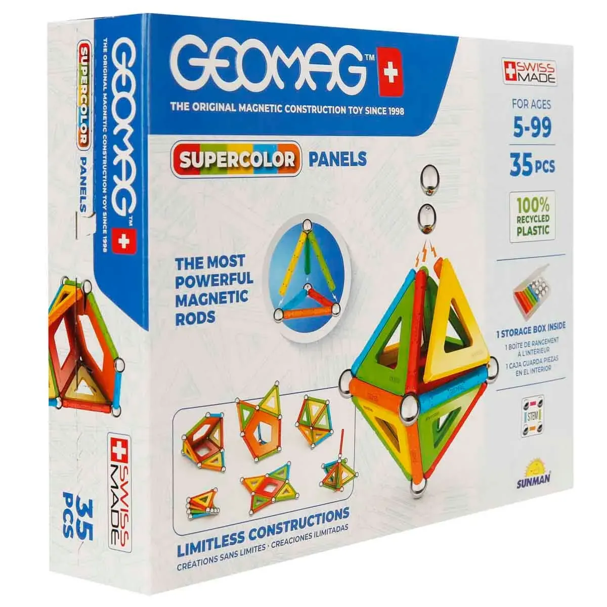 - SUN-GEO-RENKLİ MANYETİK ÇUBUKLAR 35PRÇ. 871772003779