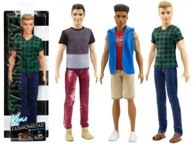 Barbie® Yakışıklı Ken Bebekler (Fashionistas)
