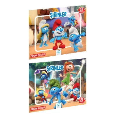 ŞİRİNLER FRAME PUZZLE -35