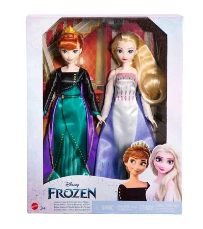 DİSNEY KARLAR ÜKESİ PRENSESLERİ ANNA VE ELSA (2'Lİ PKT.)