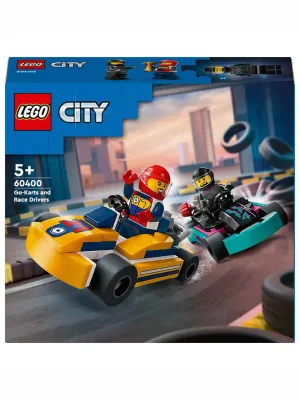 LEGO GO-KARTLAR VE YARIŞ SÜRÜCÜLERİ
