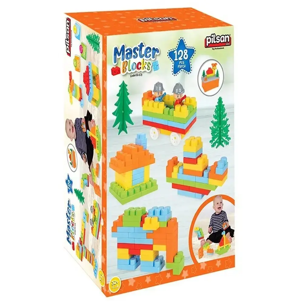 AKSESUARLI MASTER BLOKLAR 128 PARÇA (10 LİTRE SAKLAMA KABINDA)