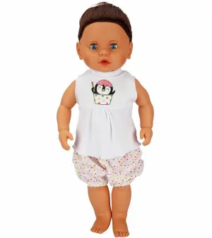 - SUN-SABC-DZM-BEBEK LİLA SAÇLI SESLİ 60CM.2A.POŞETLİ KRTL. 8680863023440