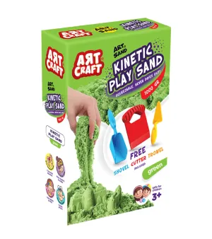 AKSESUARLI YEŞİL KİNETİK OYUN KUMU 1000 GR