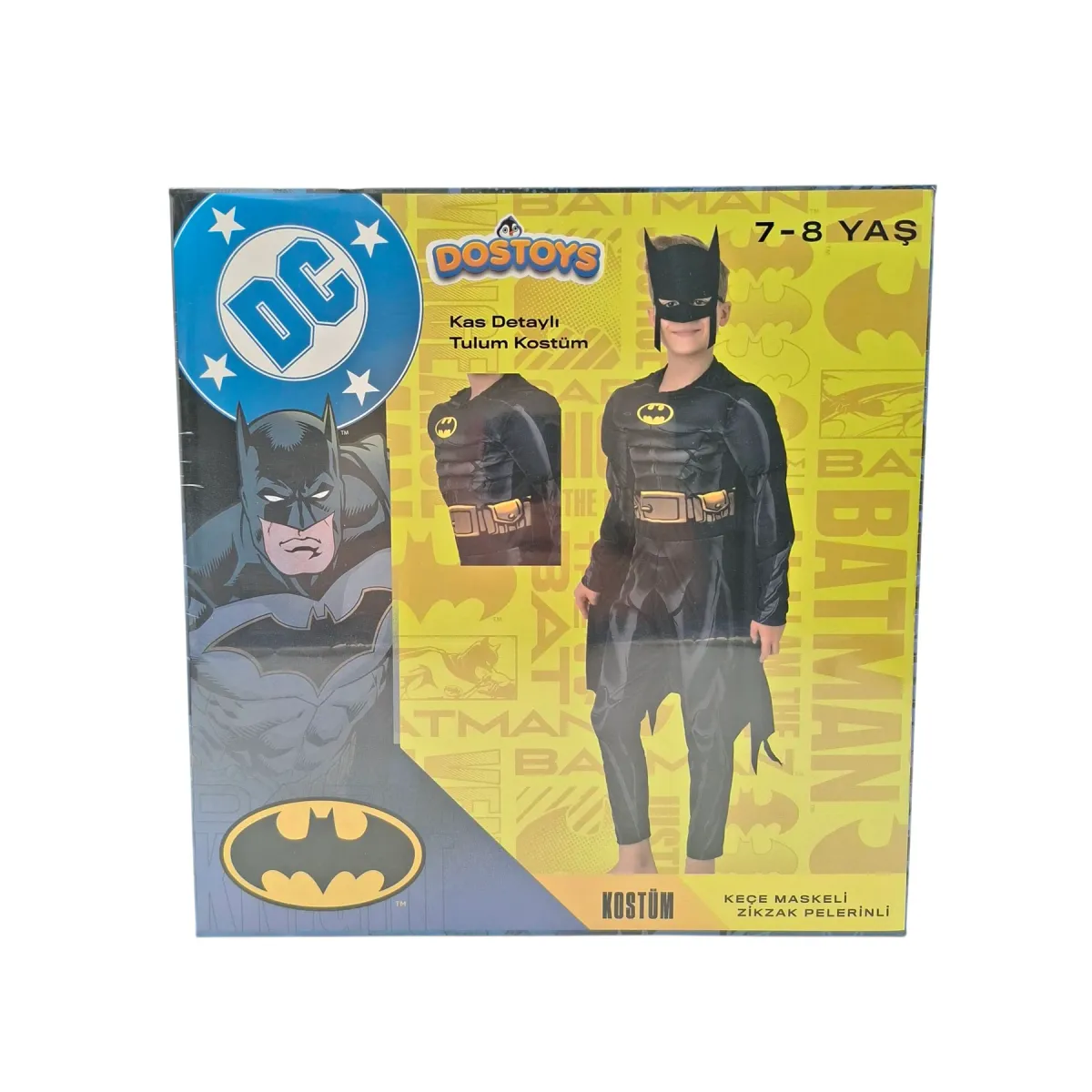 BATMAN KASLI KOSTÜM 7-8 YAŞ