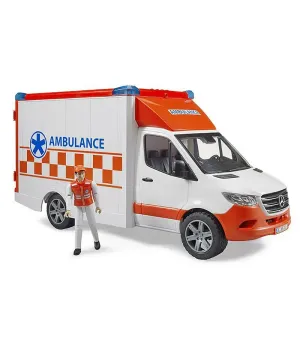 Bruder MB Sprinter Sirenli Ambulans Ve Ekibi 02676