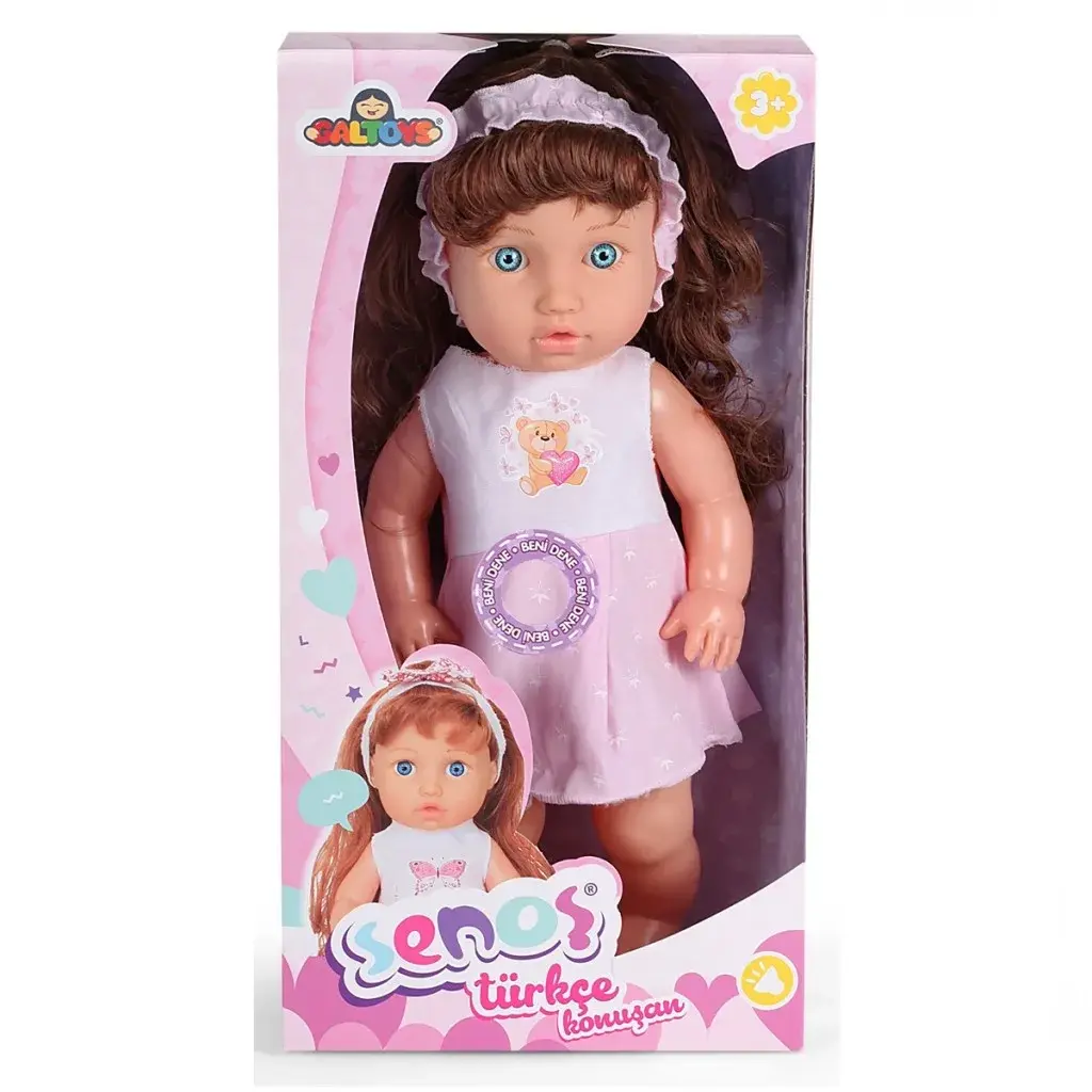 SENOŞ TÜRKÇE KONUŞAN SAÇLI BEBEK