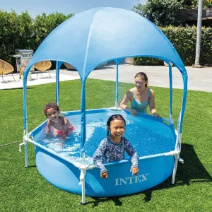 Intex 28209 Gölgelikli Metal Çerçeve Havuz 183 cm