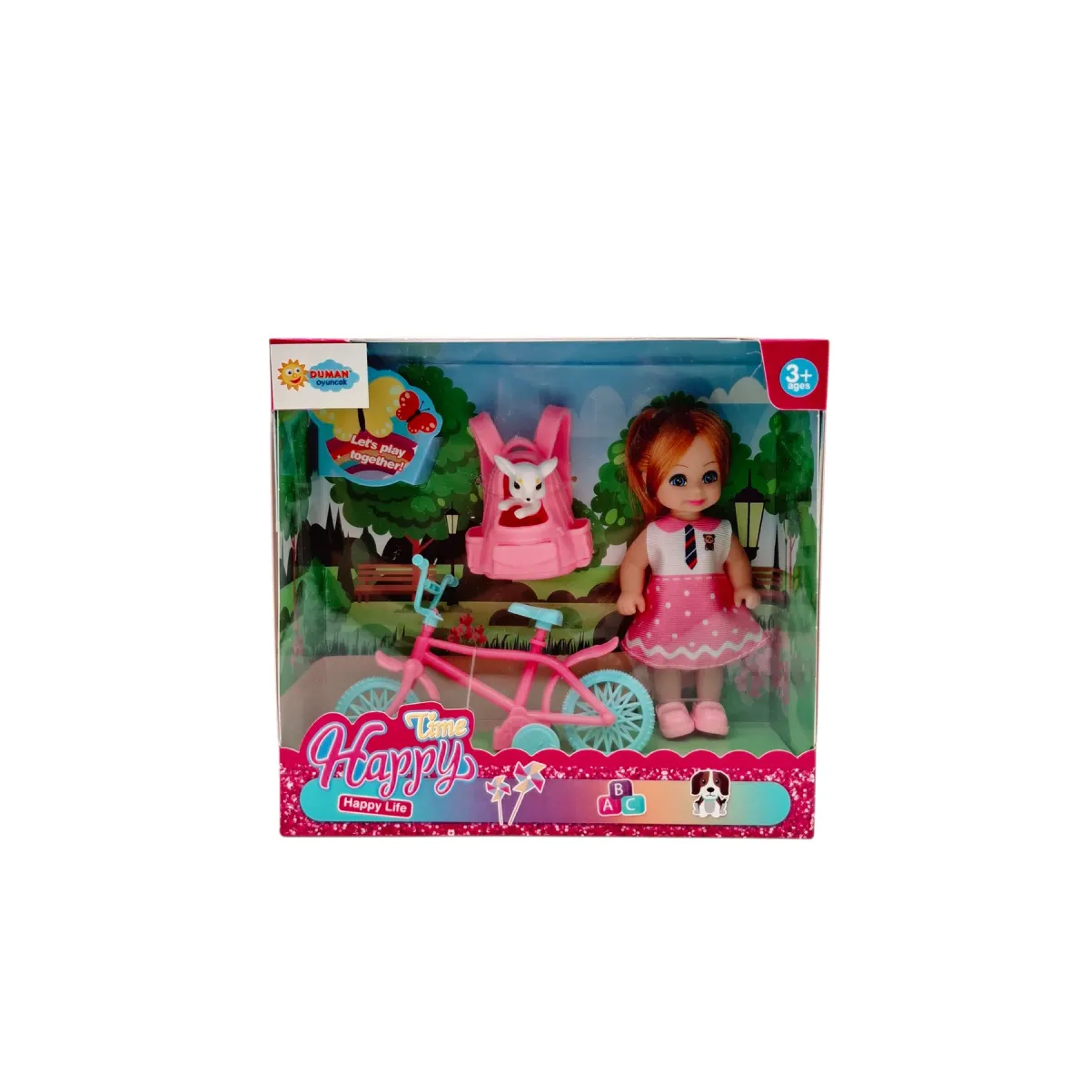 KUT. 12 CM. BİSİKLETLİ BEBEK