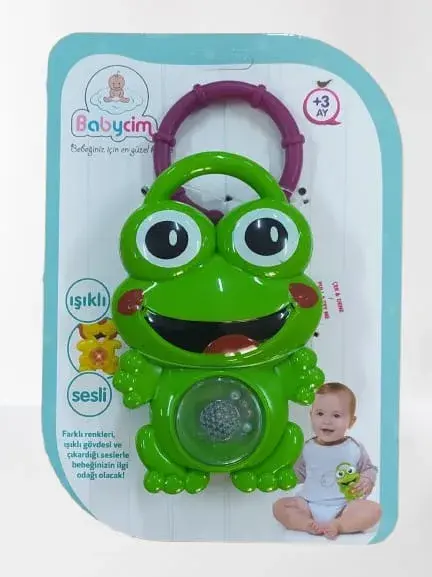 BABYCİM NEŞELİ SESLİ PİLLİ KURBAĞA