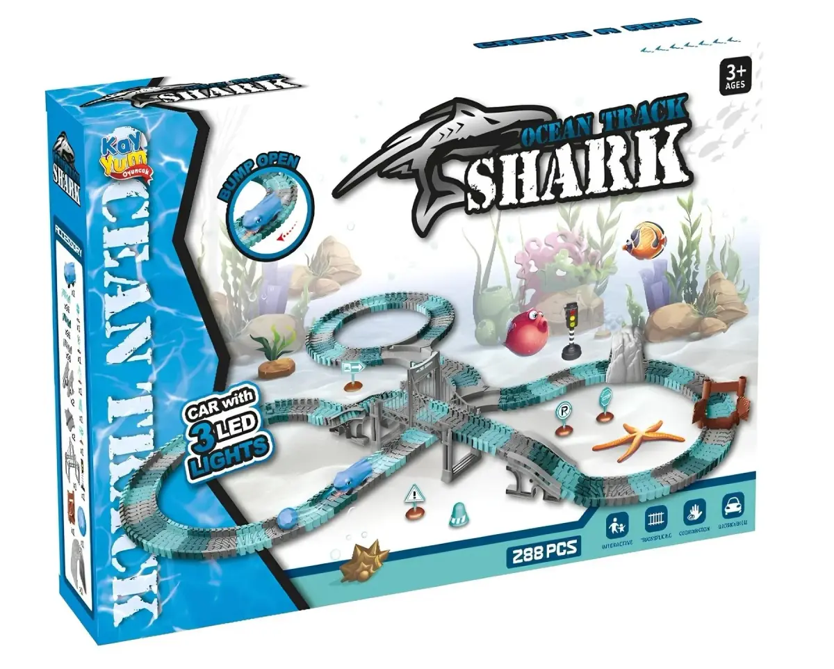 OCEAN TRACKS SHARK SET 288 PARÇA