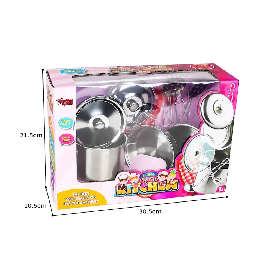 8 PARCA CELIK TENCERE TAVA SET