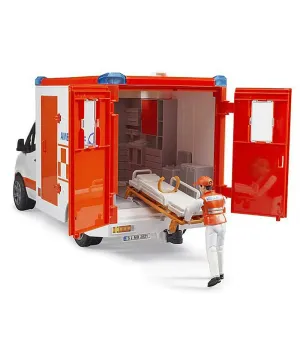 Bruder MB Sprinter Sirenli Ambulans Ve Ekibi 02676