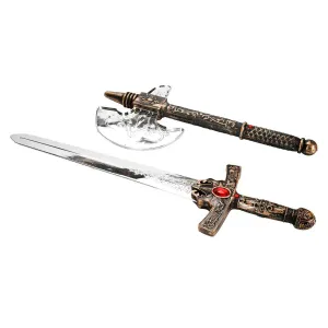 SUN-YFN-PAL-ŞÖVALYE SET KILIÇ/BALTA SESLİ KRTL.