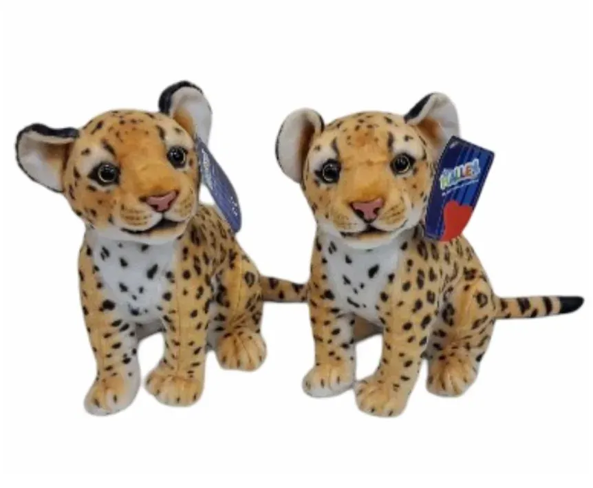 25 CM OTURAN KÜÇÜK KAHVERENGİ LEOPAR