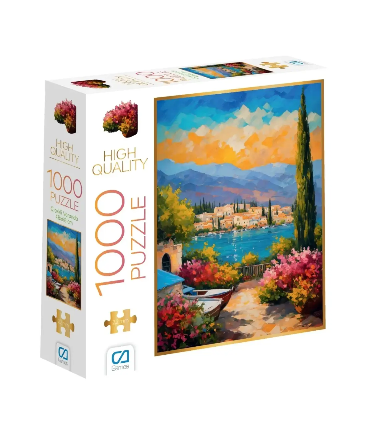 ÇİÇEKLİ VERANDA PUZZLE 1000