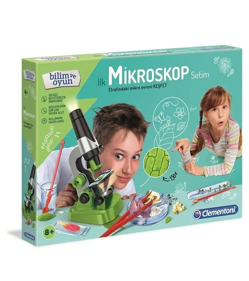 Clementoni My First Mikroskop Seti 64963