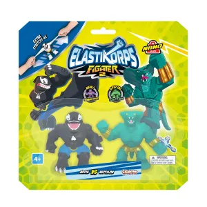 ELASTİKORPS FİGHTERS NANO 7 CM İKİLİ PAKET