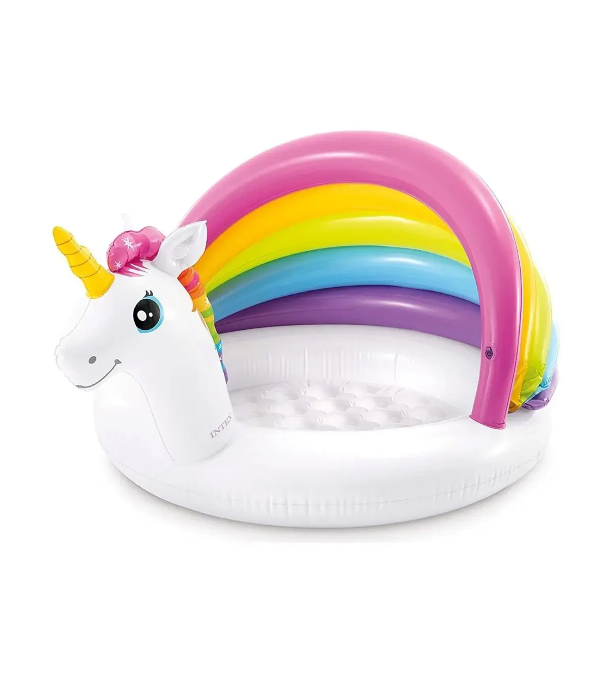 Intex 57113 Unicorn Şekilli Şişme Taban Gölgelikli Havuz 127 cm