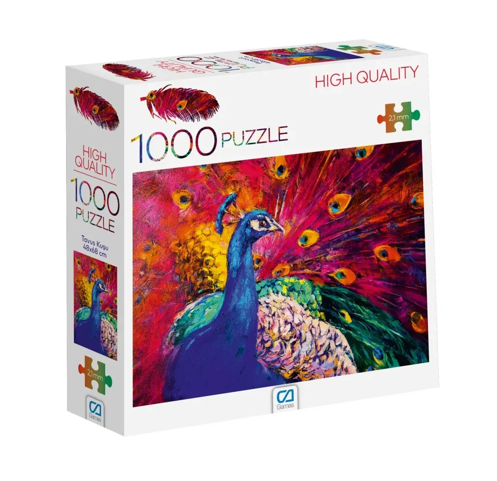 TAVUS KUŞU PUZZLE 1000