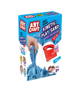 AKSESUARLI MAVİ KİNETİK OYUN KUMU 500 GR