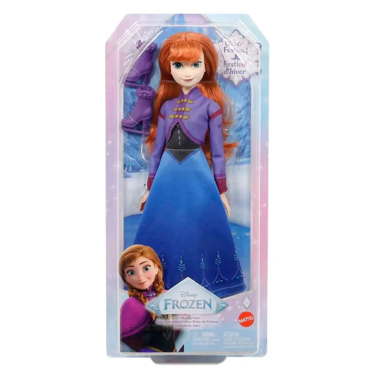 Mattel Karlar Ülkesi Buz Pateni Temalı Anna JBG54