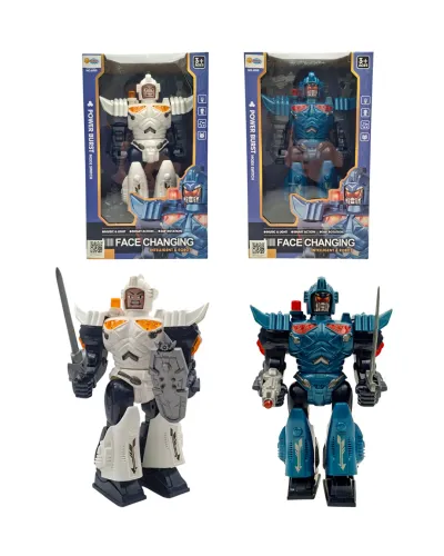 KUTUDA PİLLİ SESLİ IŞIKLI ROBOT