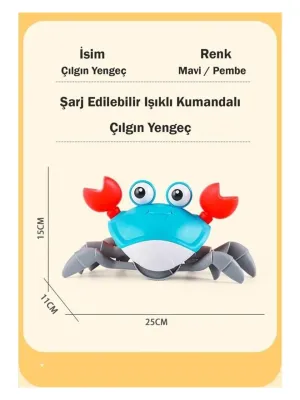 ŞARJLI KUMANDALI YENGEÇ