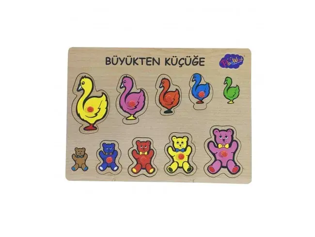 AHŞAP TUTMALI BÜYÜKTEN KÜÇÜĞE ONY-131