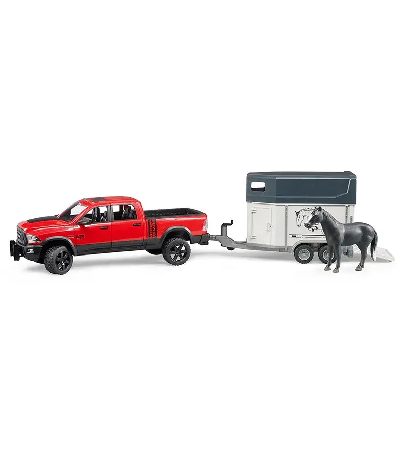 Bruder Ram 2500 Pickup ve At Nakil Römorku 02501
