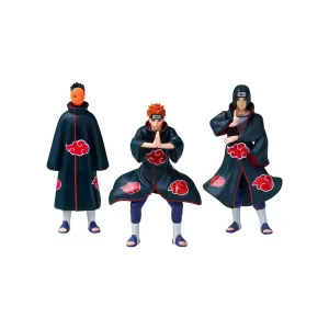 Naruto 3'lü Koleksiyon Figür Seti Asorti