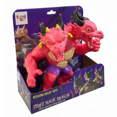 STRESS RELEIF TOY-TWO HEADS DRAGON