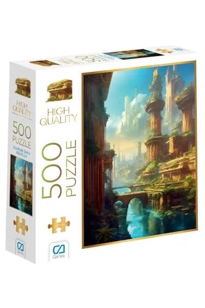 UZAKTAKİ ŞEHİR PUZZLE 500