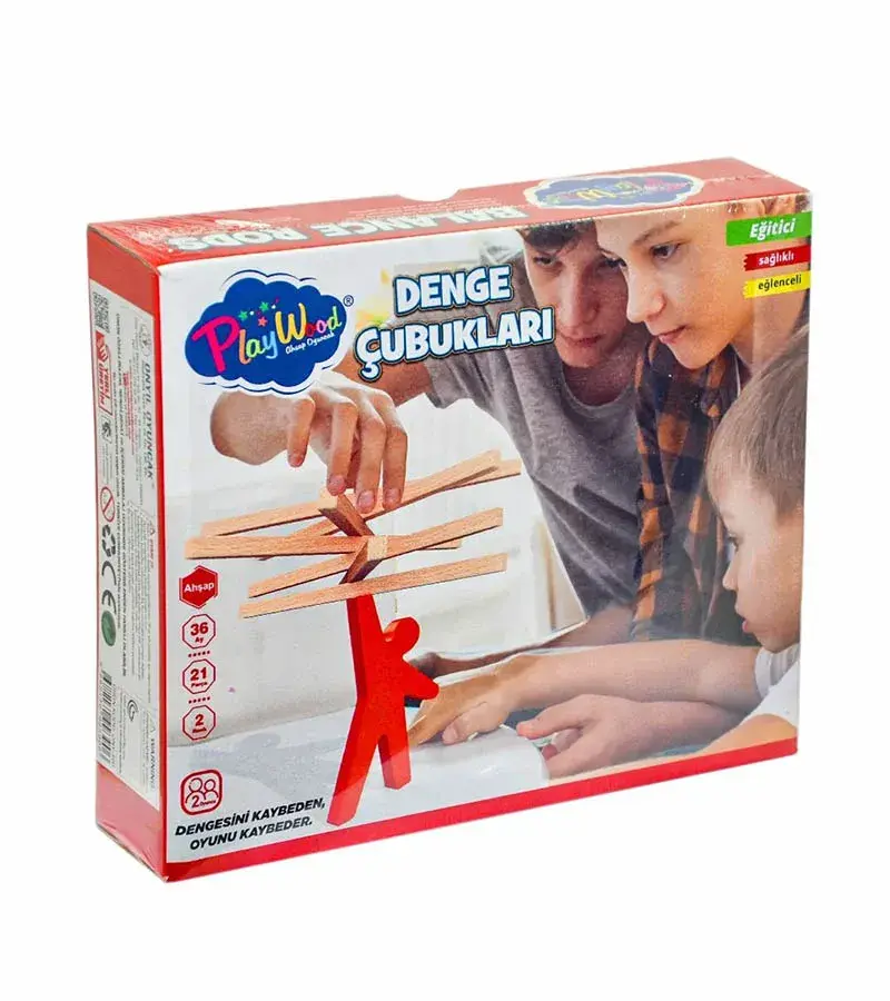 KUTUDA AHŞAP DENGE ÇUBUKLARI