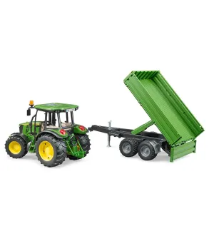 Bruder John Deere 5115 Traktör Römork 02108
