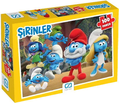 ŞİRİNLER PUZZLE 100