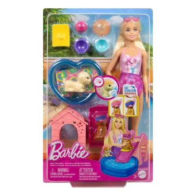 BARBİE PUPPY POOL PARTY - ALOHA BLONDE