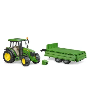 Bruder John Deere 5115 Traktör Römork 02108