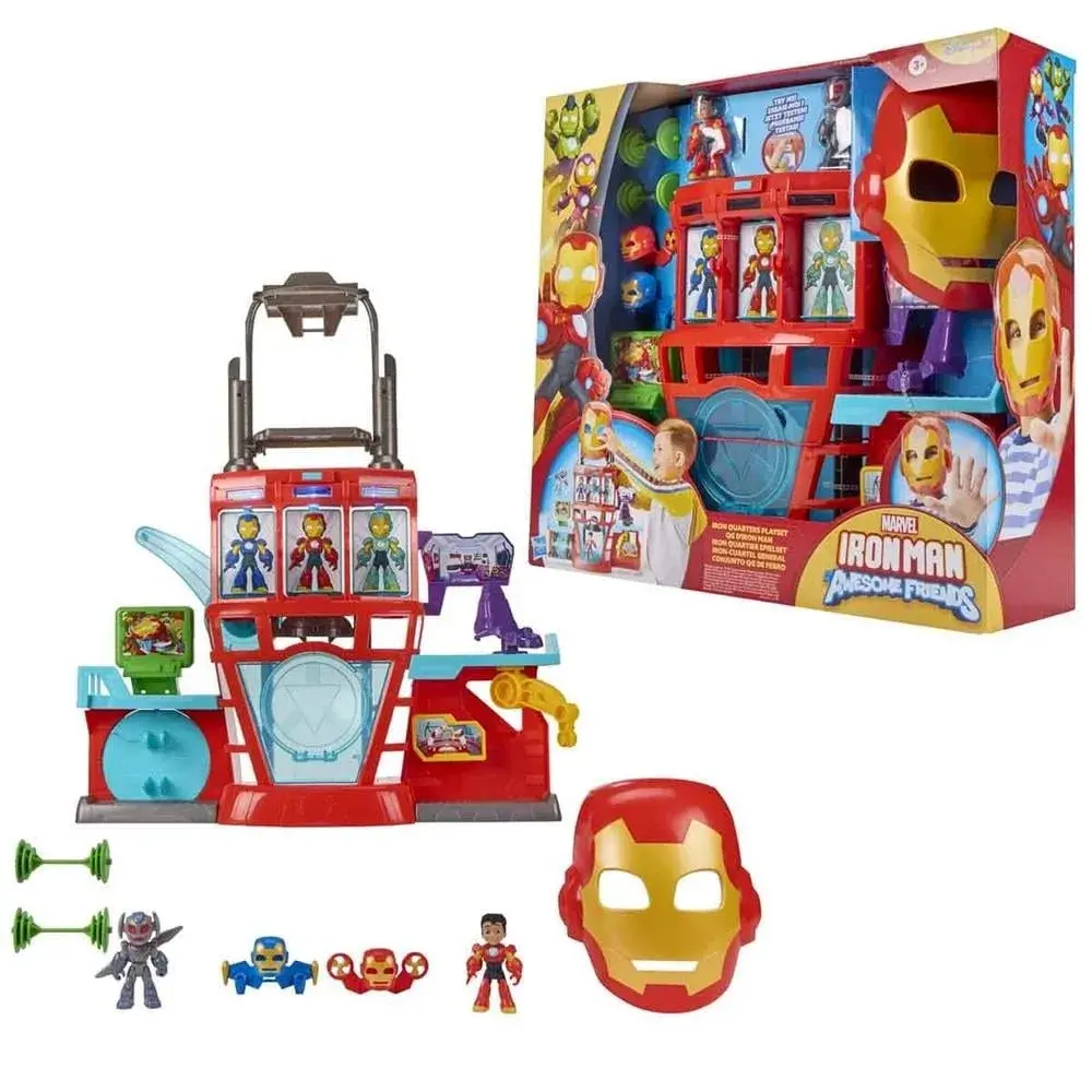 IRON-MAN AND HIS AWESOME FRIENDS IQ PLAYSET