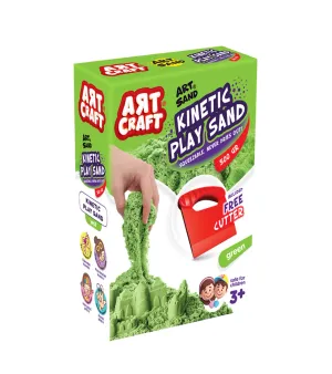 AKSESUARLI YEŞİL KİNETİK OYUN KUMU 500 GR