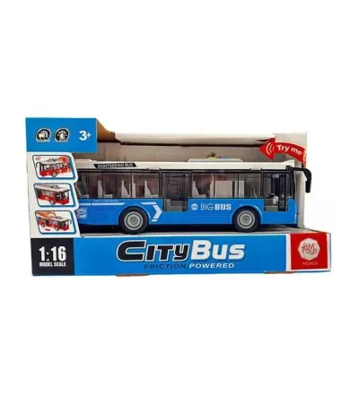 1:16 PİLLİ IŞIKLI VE SESLİ ŞEHİR OTOBÜSÜ
