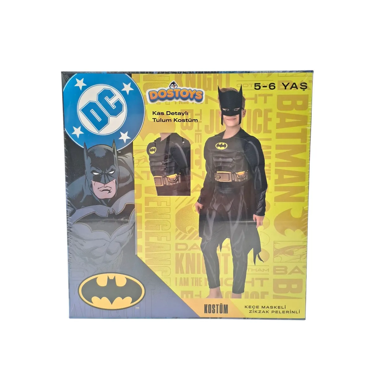BATMAN KASLI KOSTÜM 5-6 YAŞ