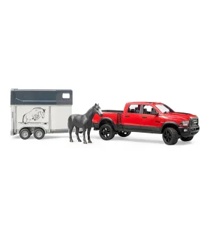Bruder Ram 2500 Pickup ve At Nakil Römorku 02501