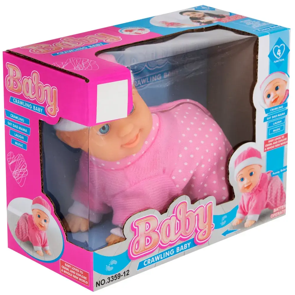 PİLLİ EMEKLEYEN SESLİ BEBEK
