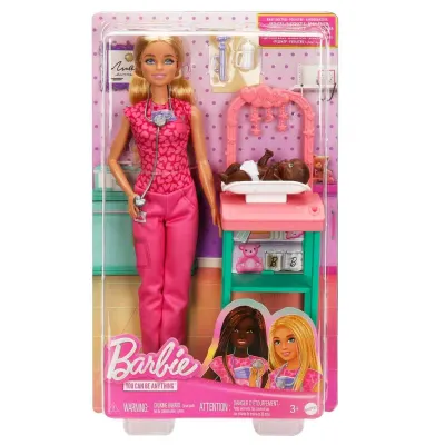 Mattel Barbie Bakım Temalı Doktor Bebek JCR72