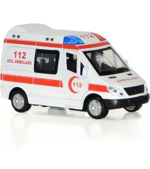 KUTUDA 8 Lİ SESLİ METAL AMBULANS