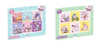 PEMKE KEDİ PUZZLE FRAME 35