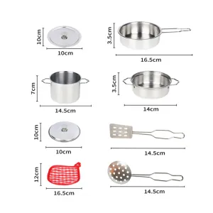 8 PARCA CELIK TENCERE TAVA SET
