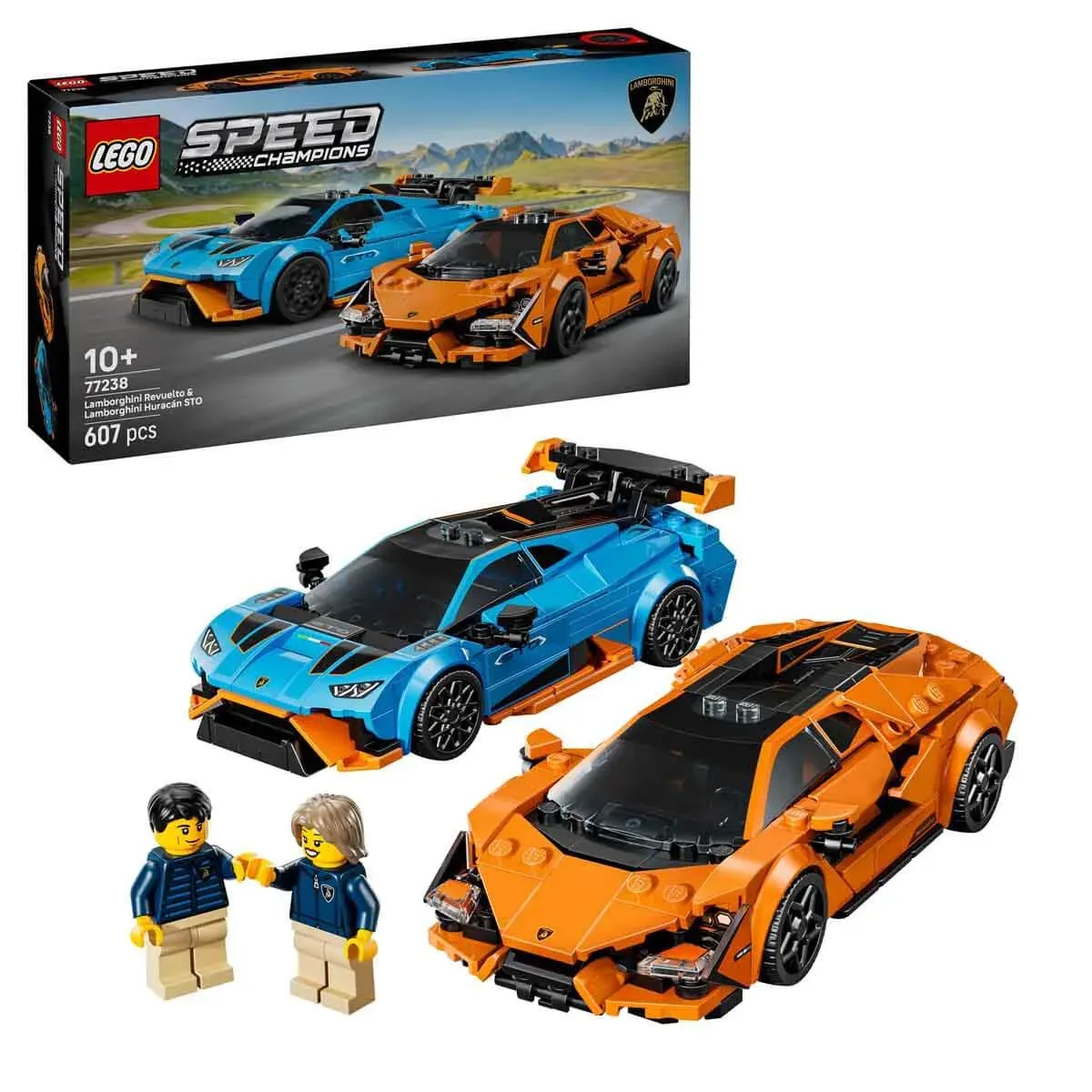 Lego Lamborghini Revuelto ve Huracan LSR77238