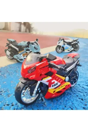 SÜRTMELİ IŞIKLI SESLİ MOTORSİKLET